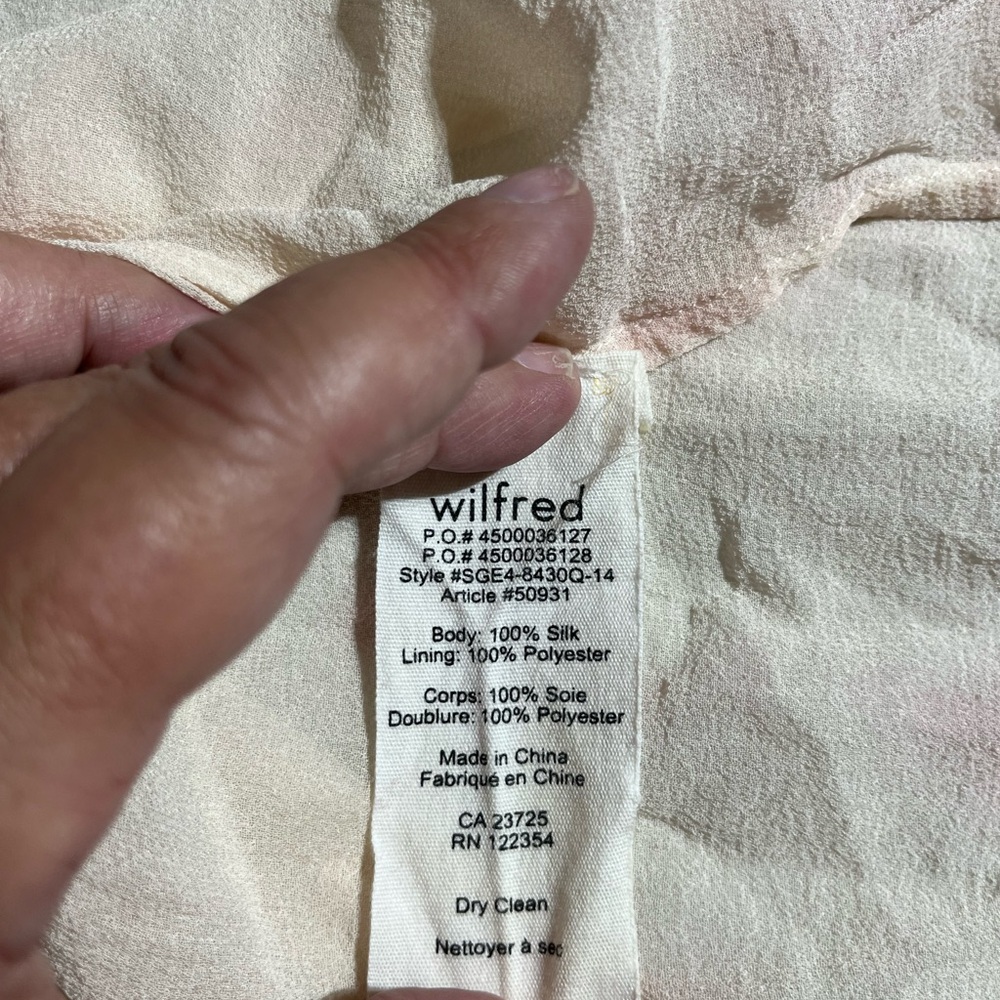 Wilfred White Pleated Halter Midi Dress - Picture 9 of 10